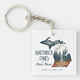 Hartwick Pines Staat Park Souvenir Geschenk Schlüsselanhänger