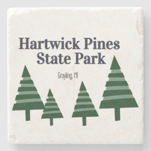Hartwick Pines Staat Park Stone Untersetzer