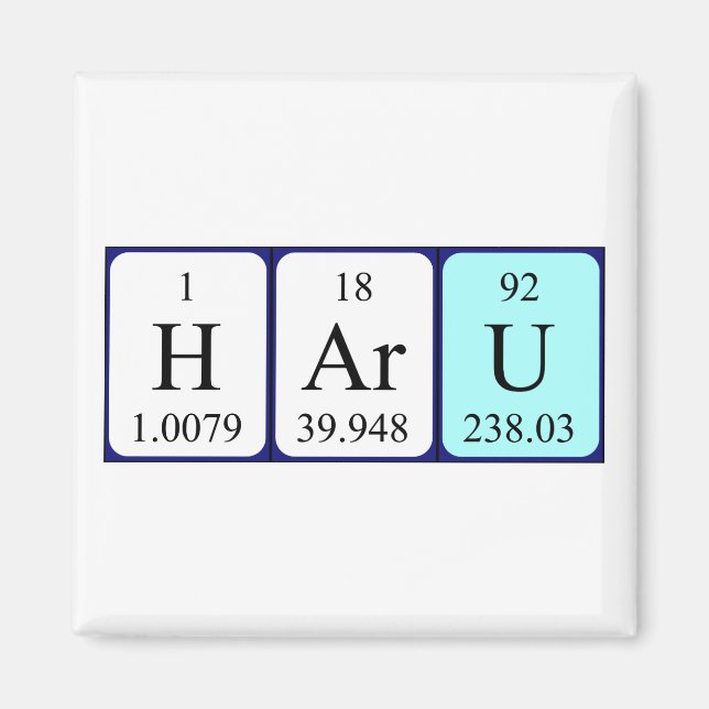 Haru-Periodenmagnet Magnet (Vorne)