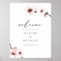 HARUMI Sakura Cherry Blossom Wedding Willkommen