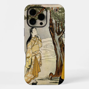 "HARUNOBU. Junge Frau vor Torii." iPhone 16 Pro Max Hülle