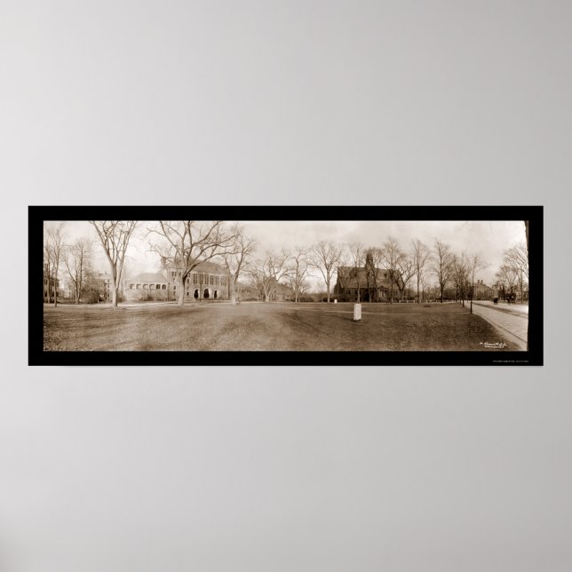 Harvard Cambridge, MA Foto 1910 Poster (Vorne)