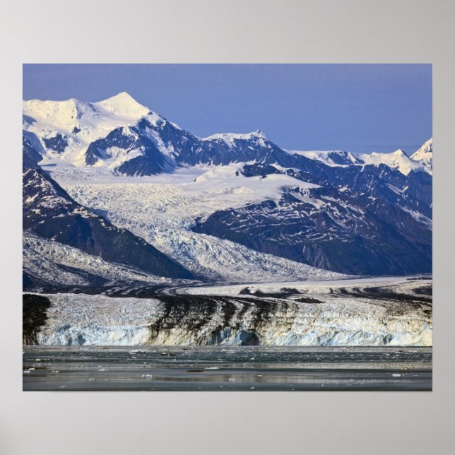 Harvard Glacier in Uni Fjord, Alaska 2 Poster (Vorne)