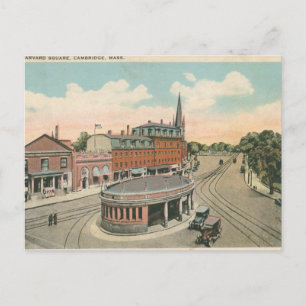 Harvard Square, Postkarte der 1920er Jahre