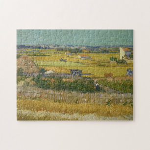 Harvest at La Crau by Vincent Van Gogh Puzzle