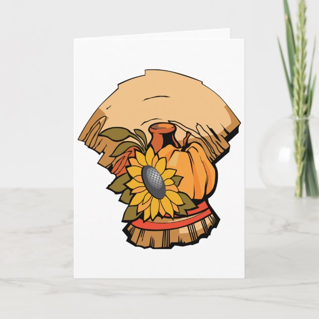 Harvest Banner Grußkarten Karte (Vorderseite)