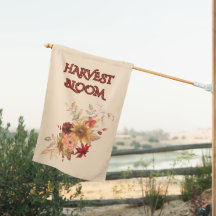 HARVEST BLOOM Rosa florale Herbst-Dekoration außen