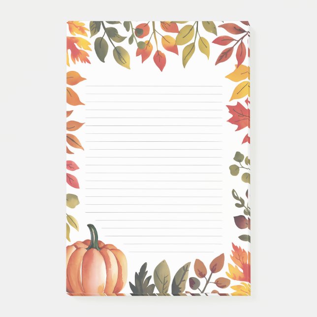 Harvest Border Post-it Klebezettel (Vorderseite)
