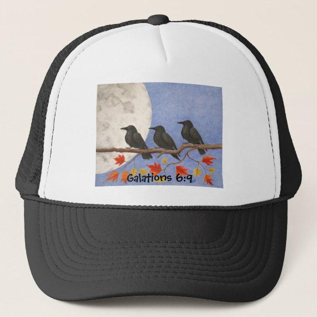 Harvest Crows Hat Truckerkappe (Vorderseite)