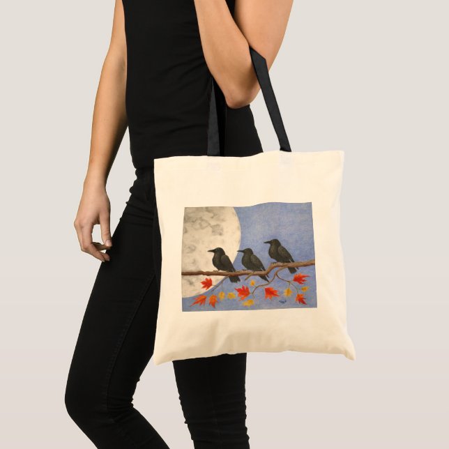 Harvest Crows Tote Bag Tragetasche (Vorderseite (Produkt))
