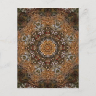 Harvest Day Impasto Kaleidoskop Art 5 Postkarte