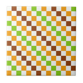 Harvest diagonal checkerboard pattern fliese