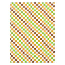 Harvest diagonal checkerboard pattern tischdecke