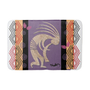 Harvest Fertility Sun Kokopelli Badematte
