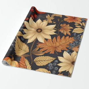 Harvest Floral Symphony Geschenkpapier