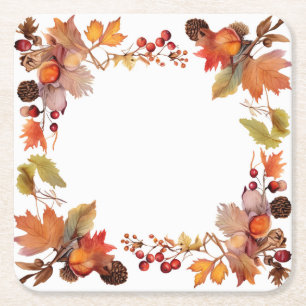 Harvest Glow: Ernte von Wreath Rechteckiger Pappuntersetzer