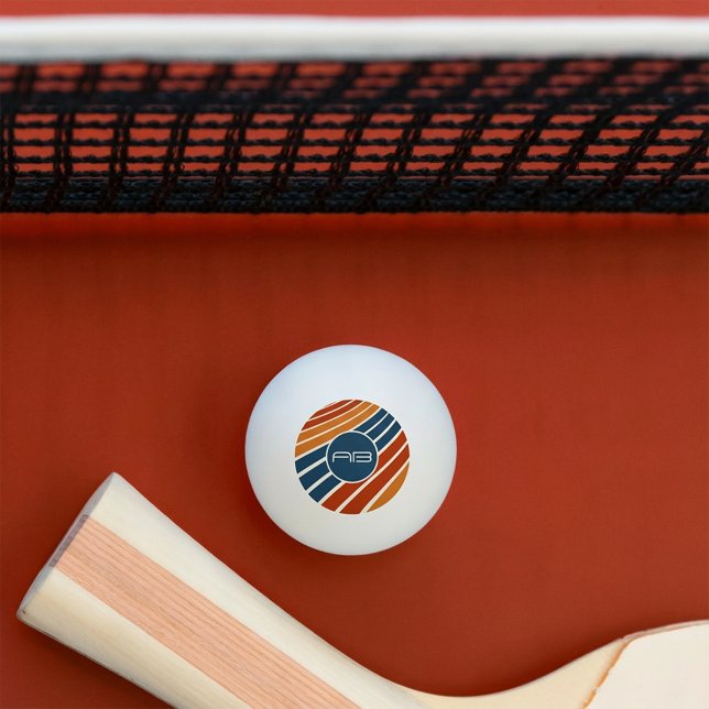 Harvest Gold 1970er Jahre Streifen Tischtennisball (Von Creator hochgeladen)