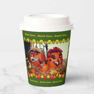 Harvest Gourds Pappbecher