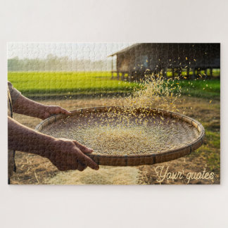 Harvest Grain, Rice Field Puzzle