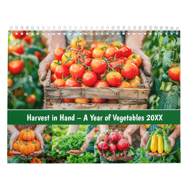 Harvest in Hand – A Year of Vegetables Kalender (Titelbild)