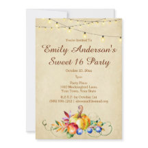 Harvest Lights Sweet 16 Geburtstag