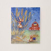 "Harvest Mäuse" 110-Piece Jigsaw Puzzle