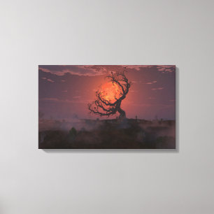 Harvest Moon Leinwanddruck