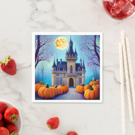 Harvest Moon Pumpkin Castell Paper Serviette