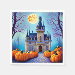 Harvest Moon Pumpkin Castell Paper Serviette