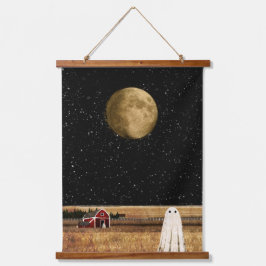 Harvest Moon Wandteppich Mit Holzrahmen