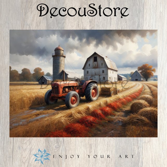 Harvest Morning Decoupage Seidenpapier (Von Creator hochgeladen)