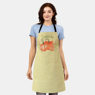 Harvest Pumpkin Trio Personalisiert Schürze