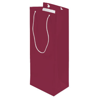 Harvest Red Pink Solid Color 2022 Color Trend Hue Geschenktüte Für Weinflaschen