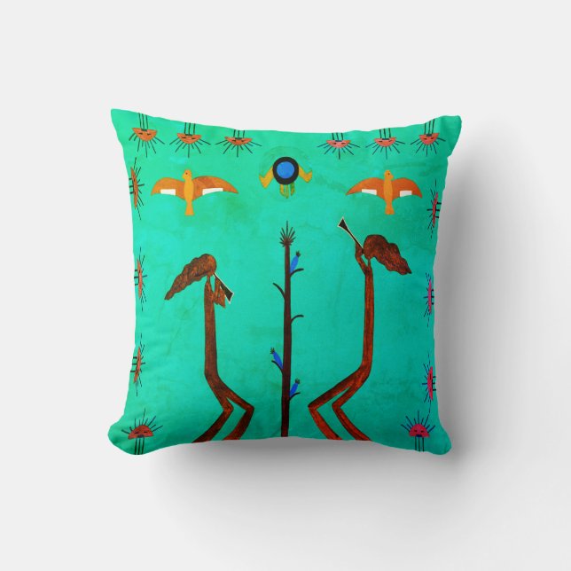 Harvest Song Throw Kissen (Vorderseite)