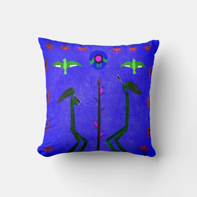 Harvest Song Throw Kissen (Vorderseite)