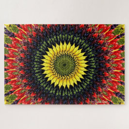 Harvest Sunflower Jigsaw Puzzle