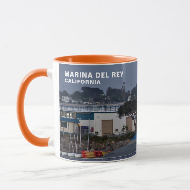 Harvest Supermoon - Marina Del Rey, CA Tasse (Links)