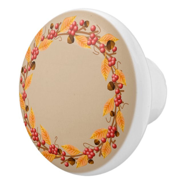 Harvest Wreath Custom Keramik Knock Keramikknauf (Rechts)