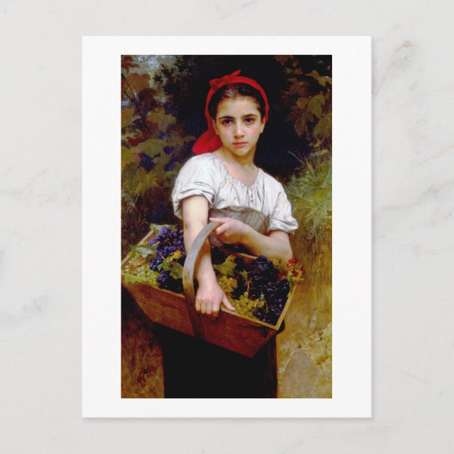 Harvester, Bouguereau Postkarte (Vorderseite)