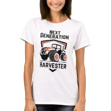 Harvester Modern Tractor T - Shirt der nächsten Ge