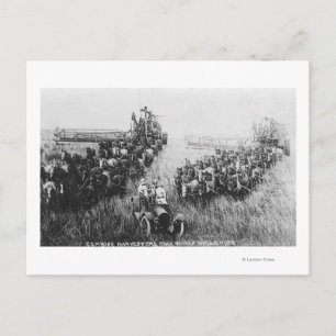 Harvester Scene kombinieren Postkarte