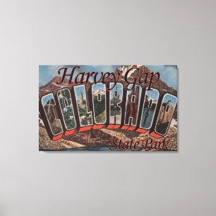 Harvey Abstands-Staats-Park, Colorado Leinwanddruck