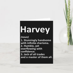 Harvey Definition Personalisiert Name Funny Birthd Karte