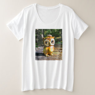 Harvey die Eule III Große Größe T-Shirt