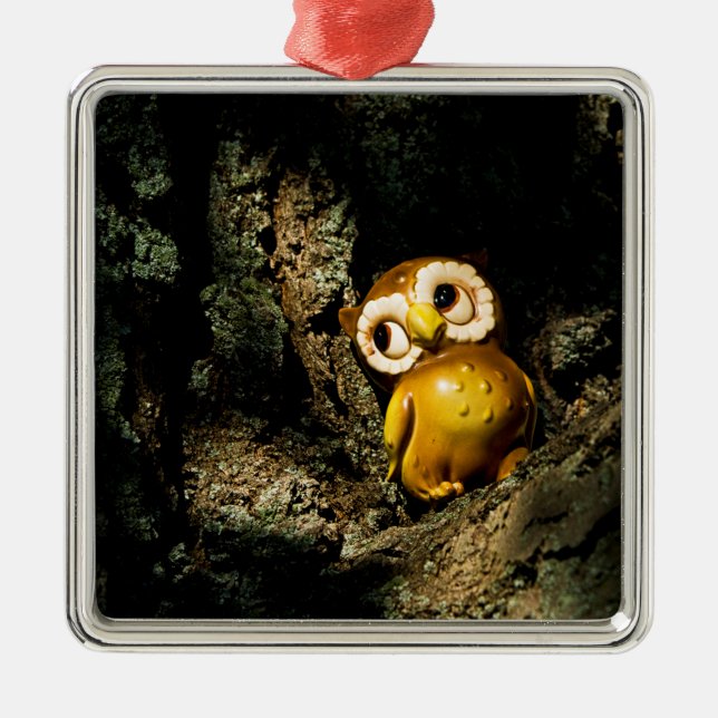 Harvey the Owl I Ornament Aus Metall (Vorne)