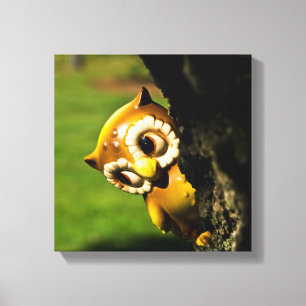 Harvey the Owl II Leinwanddruck