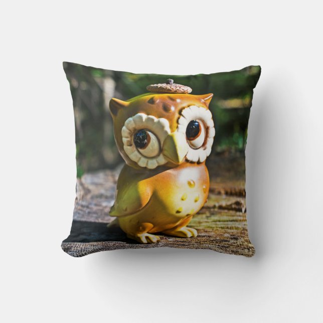 Harvey the Owl III Kissen (Vorderseite)