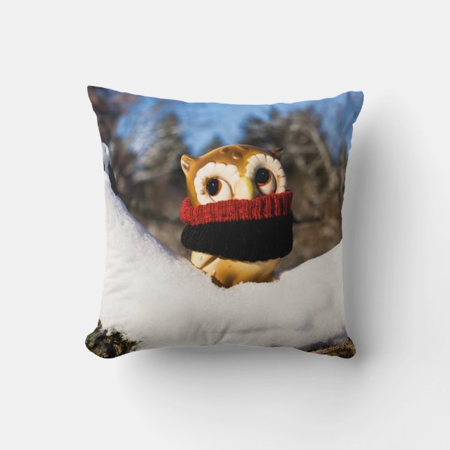 Harvey the Owl IV Kissen (Vorderseite)