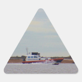 Harwich-Haven-Pilot-Boot Dreieckiger Aufkleber