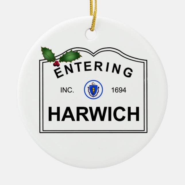 Harwich MA Keramikornament (Vorne)